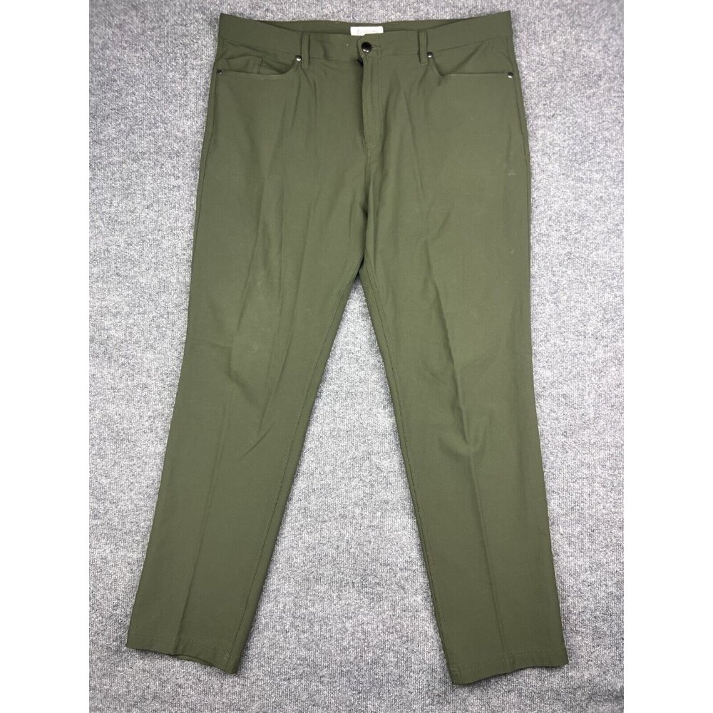 Olivers Passage Pants Men's W38 x L32 Green Straight Leg Nylon Lightweight Golf